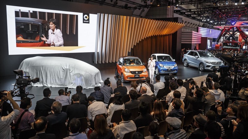 Mercedes-Benz and smart at the 2015 Tokyo Motor Show