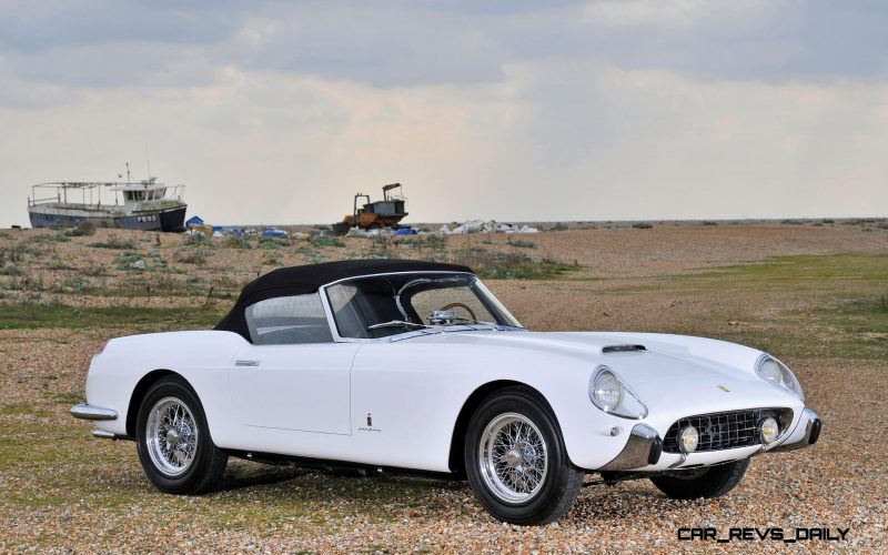 1958 Ferrari 250 GT Cabriolet Series I by Pinin Farina Bianco White 21