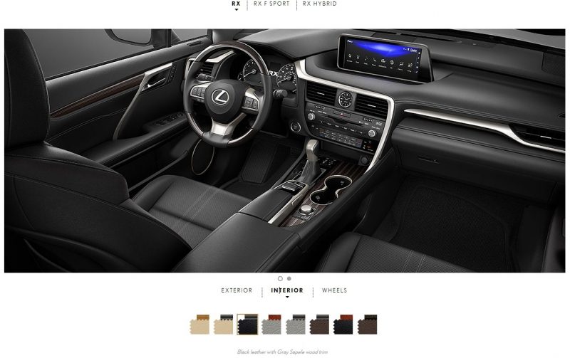 2016 Lexus RX interiors 3