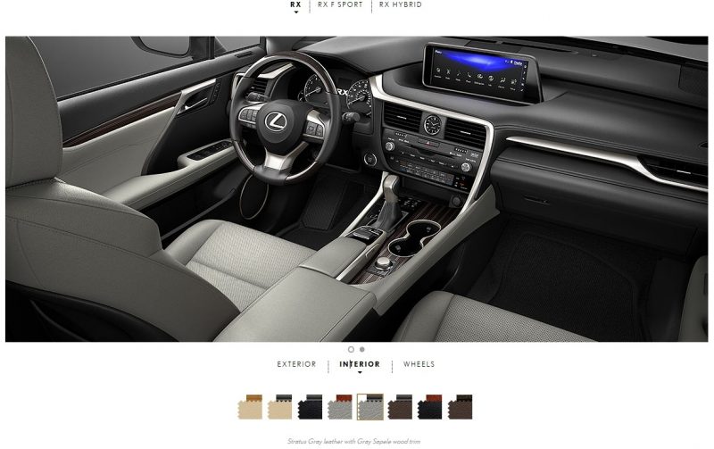 2016 Lexus RX interiors 5