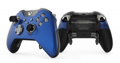 Xbox Elite Wireless “GT” Controller - front and back angles