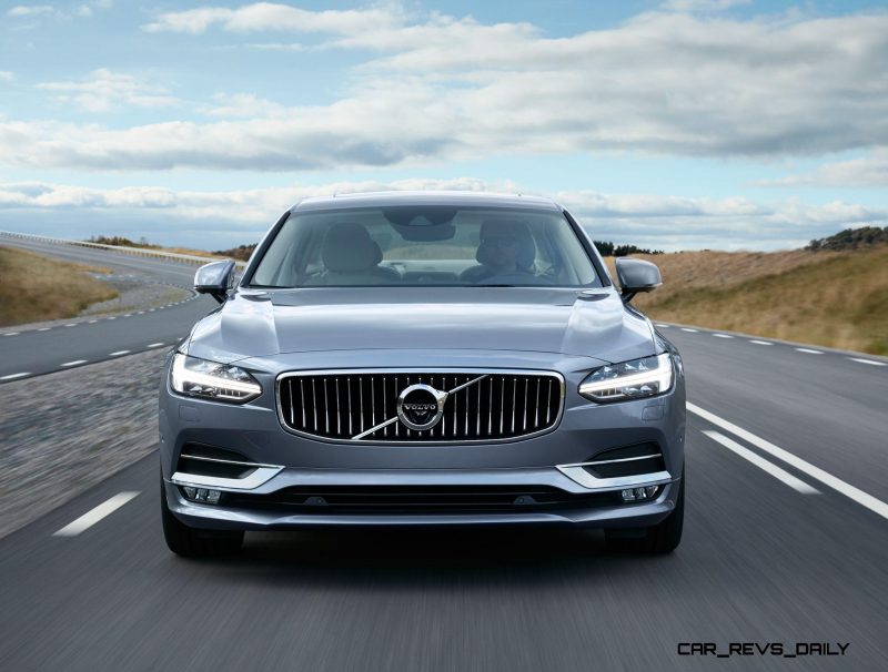 Location Volvo S90 Front Mussel Blue