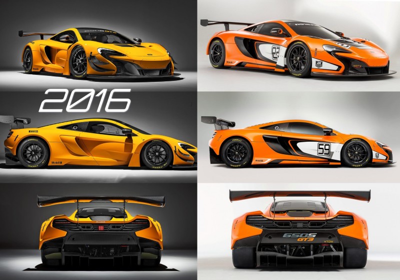 2016 McLaren 650S GT3 1-tile vs 2015 650S GT3