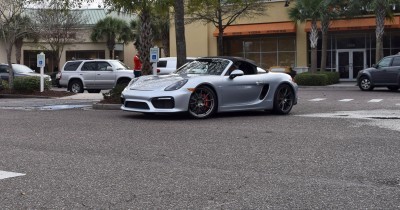 2016 Porsche Boxster SPYDER Silver 1