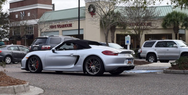 2016 Porsche Boxster SPYDER Silver 11