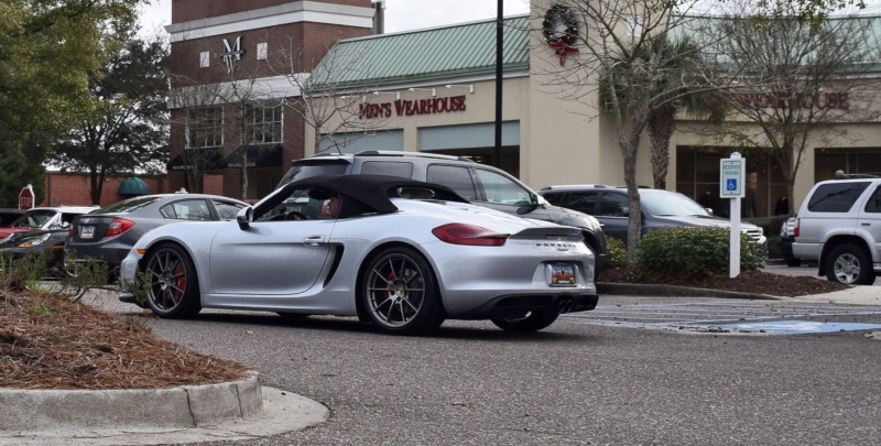 2016 Porsche Boxster SPYDER Silver 12