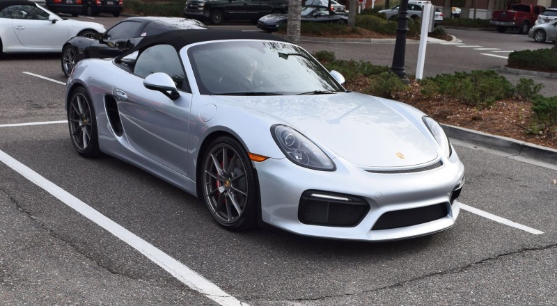 2016 Porsche Boxster SPYDER Silver 45