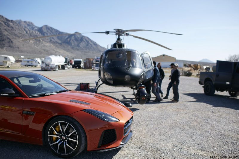 Michelle Rodriguez Roars Past 200MPH in F-Type 13