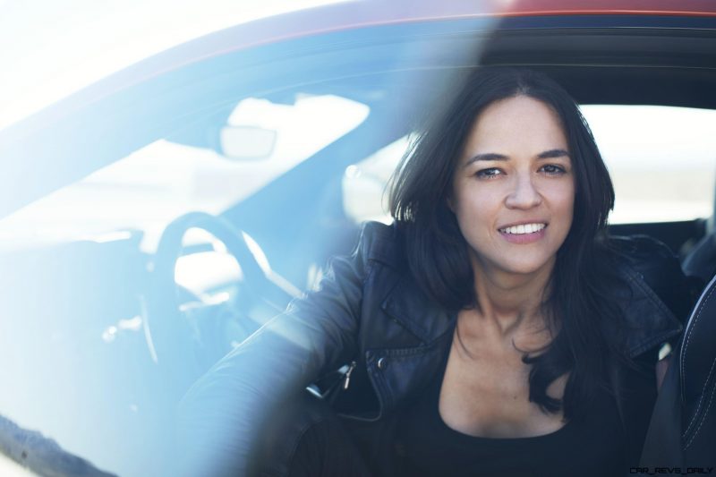 Michelle Rodriguez Roars Past 200MPH in F-Type 2