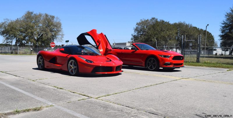 Speed Fleet! 2016 Ford Mustang GT Cali Special + LaFERRARI 10