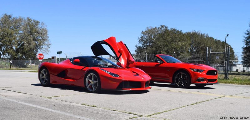 Speed Fleet! 2016 Ford Mustang GT Cali Special + LaFERRARI 11