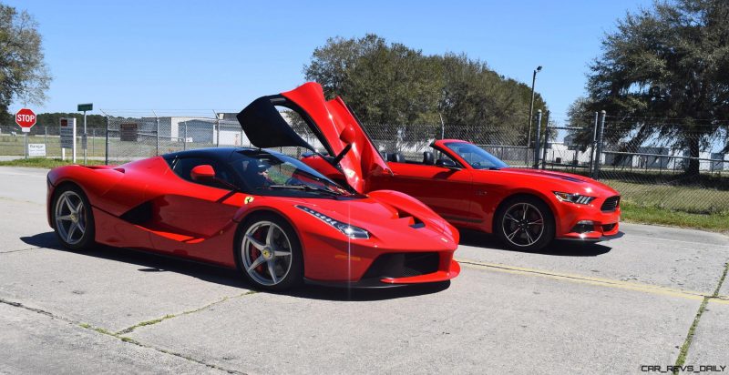 Speed Fleet! 2016 Ford Mustang GT Cali Special + LaFERRARI 19