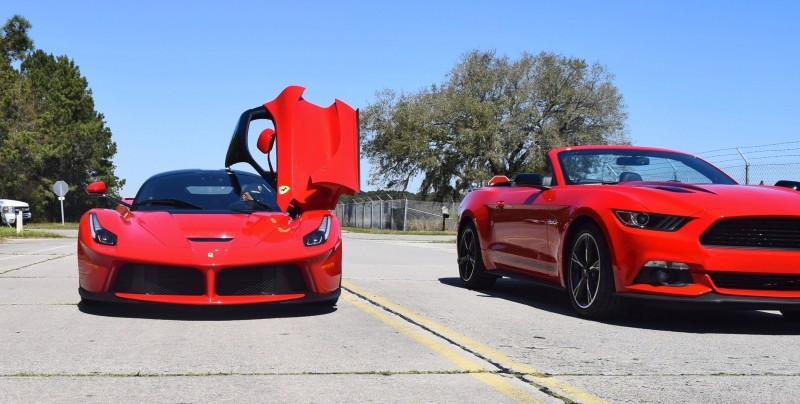 Speed Fleet! 2016 Ford Mustang GT Cali Special + LaFERRARI 2