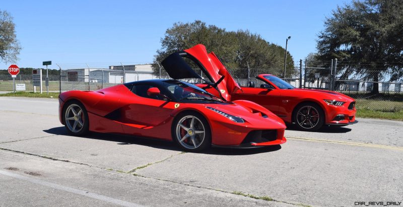 Speed Fleet! 2016 Ford Mustang GT Cali Special + LaFERRARI 21