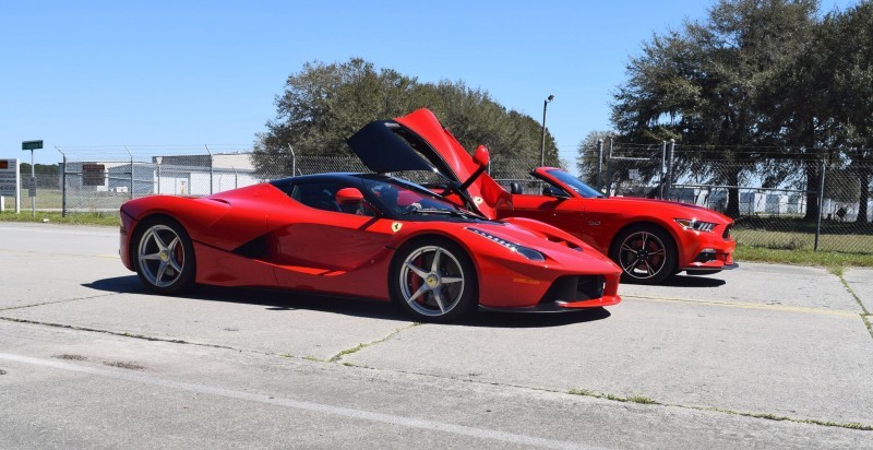 Speed Fleet! 2016 Ford Mustang GT Cali Special + LaFERRARI 22