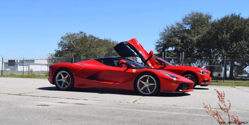 Speed Fleet! 2016 Ford Mustang GT Cali Special + LaFERRARI 26