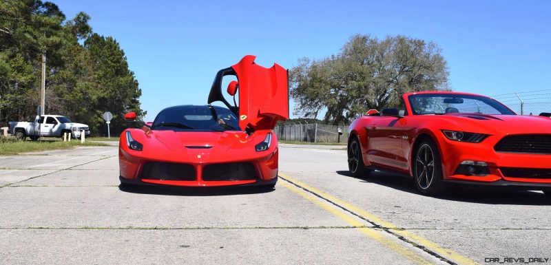 Speed Fleet! 2016 Ford Mustang GT Cali Special + LaFERRARI 3