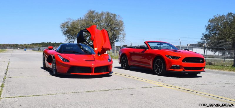 Speed Fleet! 2016 Ford Mustang GT Cali Special + LaFERRARI 5