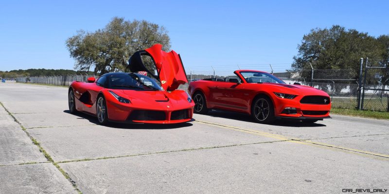 Speed Fleet! 2016 Ford Mustang GT Cali Special + LaFERRARI 7