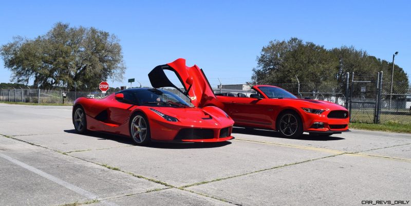 Speed Fleet! 2016 Ford Mustang GT Cali Special + LaFERRARI 9