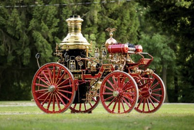 1894 Silsby Fourth Size Horse-Drawn Steam Pumper 16