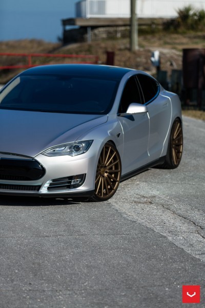 2013 Tesla Model S P85+ - Vossen VFS-2 Wheels -_25353844454_o