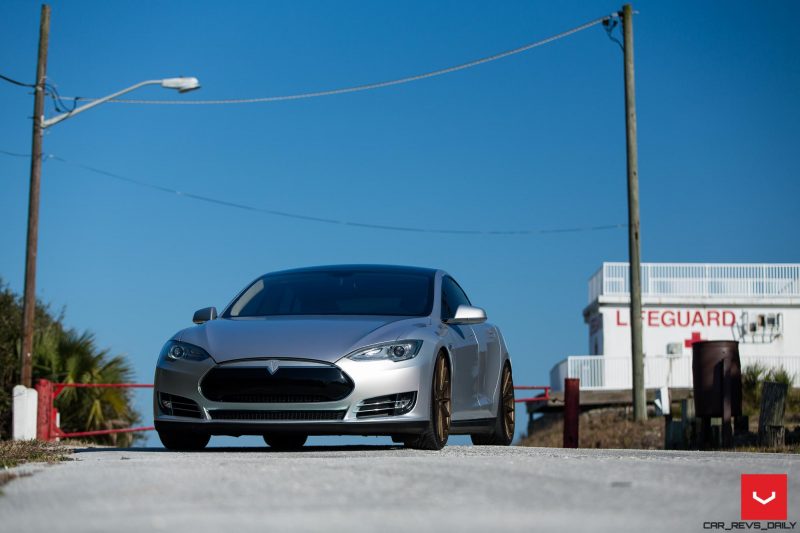 2013 Tesla Model S P85+ - Vossen VFS-2 Wheels -_25353847504_o