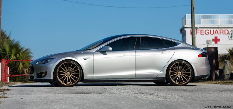 2013 Tesla Model S P85+ - Vossen VFS-2 Wheels -_25891596361_o