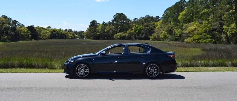 2016 Lexus GS-F Caviar Black 34