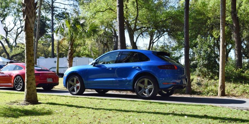 2016 Porsche MACAN TURBO in Sapphire Blue 4