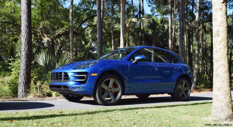 2016 Porsche MACAN TURBO in Sapphire Blue 8