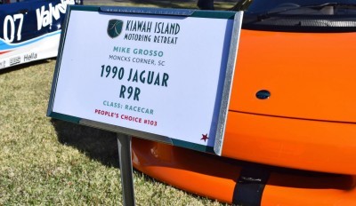 Kiawah Concours 2016 - 1990 Jaguar R9R aka XJR-15 1
