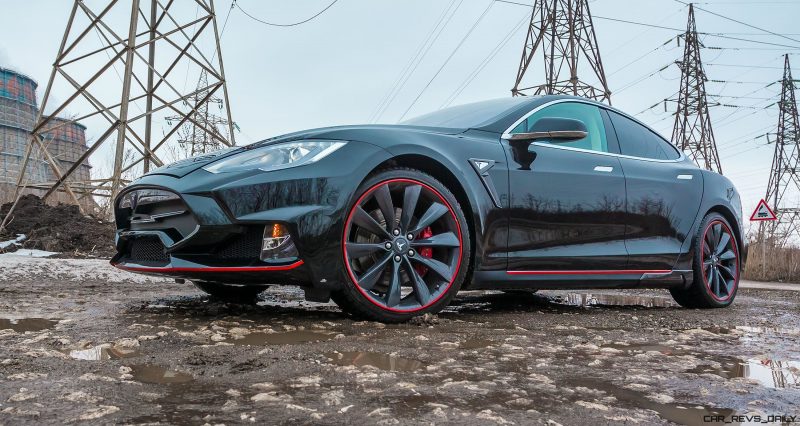 LARTE Design TESLA Model S P85D Elizabeta Redline 35