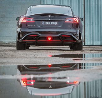 Power Surge! LARTE Design TESLA Model S P85D Elizabeta REDLINE » CAR ...