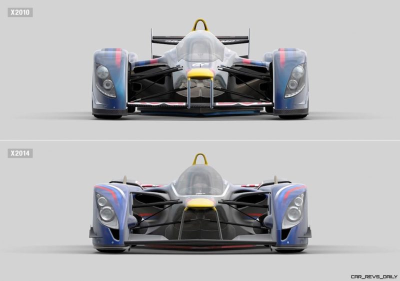 autoART Gran Turismo Red Bull X2014 Fan Car MODEL vs X2010 SCALE MODEL 19