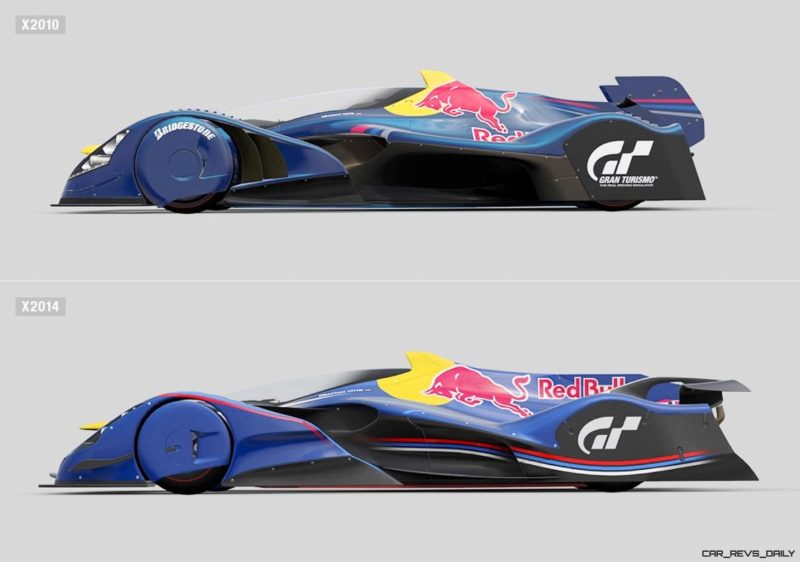 autoART Gran Turismo Red Bull X2014 Fan Car MODEL vs X2010 SCALE MODEL 21