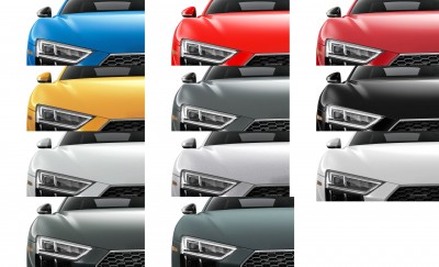 2017 Audi R8 Colors 3-tile