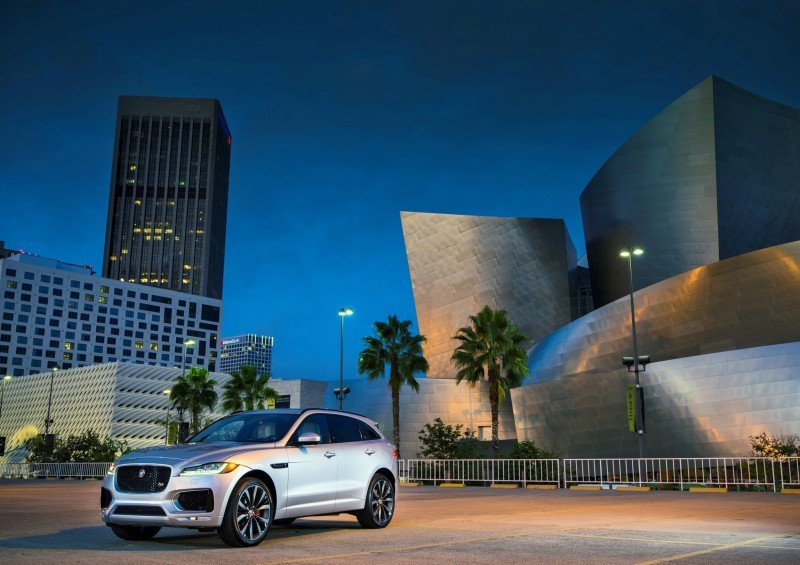 2017 Jaguar F-PACE V6S Silver Disney Center LA 1