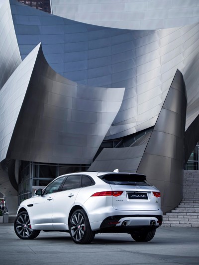 2017 Jaguar F-PACE V6S Silver Disney Center LA 11