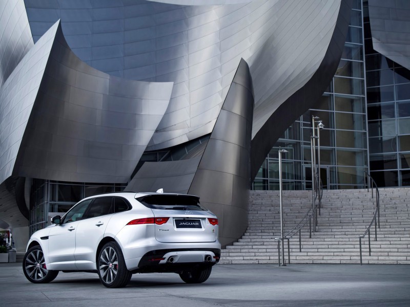 2017 Jaguar F-PACE V6S Silver Disney Center LA 12