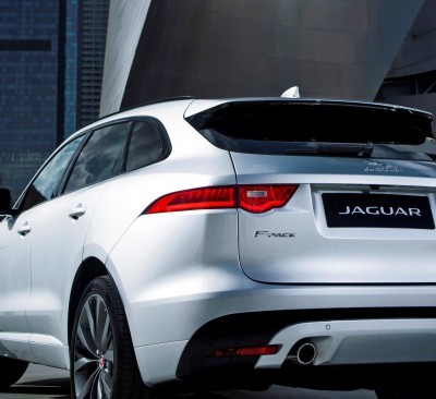 2017 Jaguar F-PACE V6S Silver Disney Center LA 17