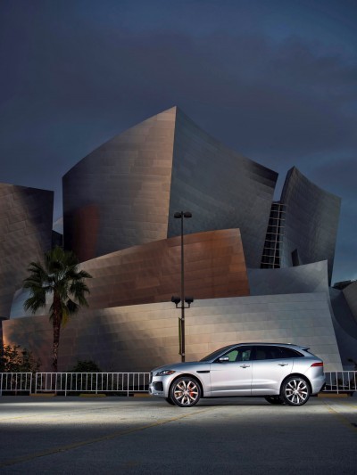 2017 Jaguar F-PACE V6S Silver Disney Center LA 3