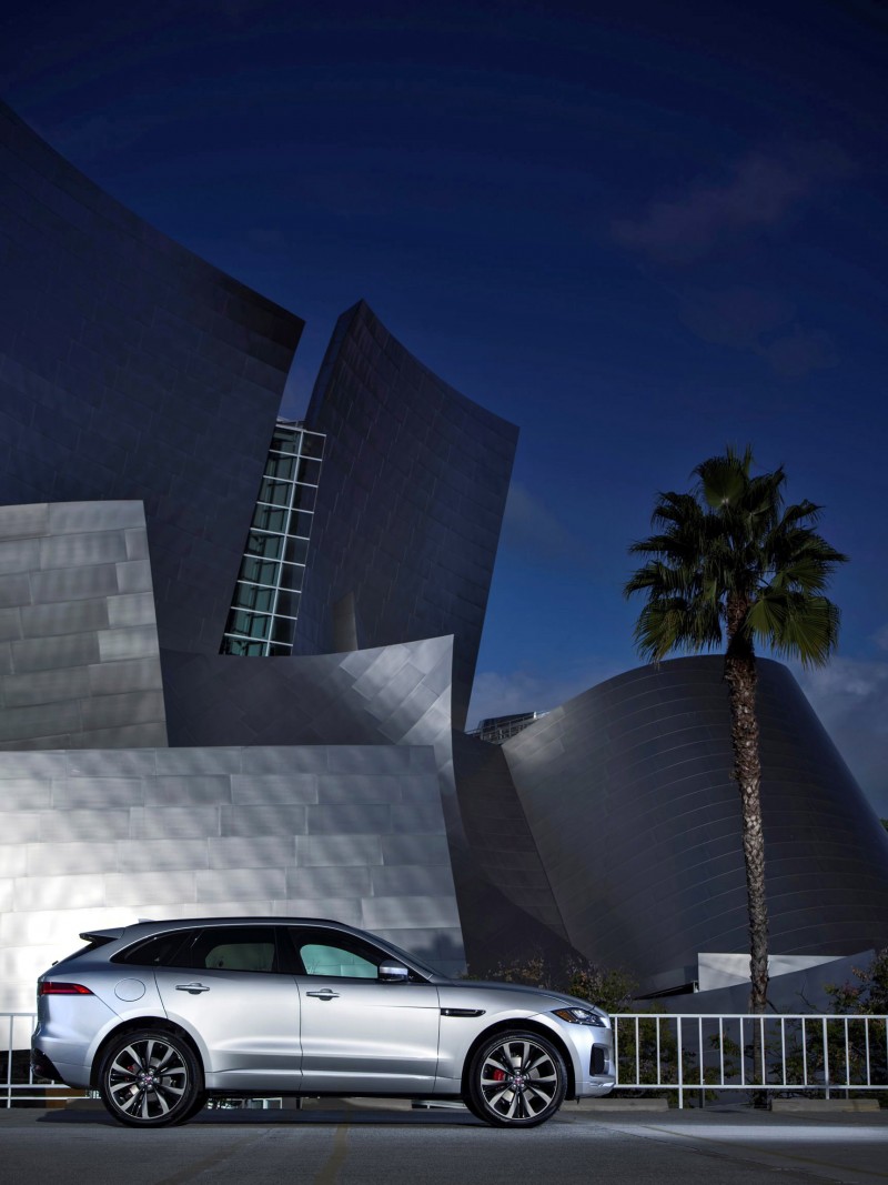 2017 Jaguar F-PACE V6S Silver Disney Center LA 6