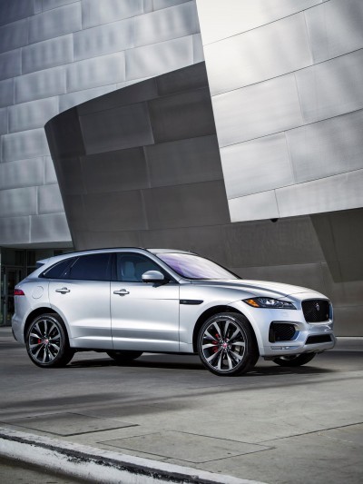 2017 Jaguar F-PACE V6S Silver Disney Center LA 9