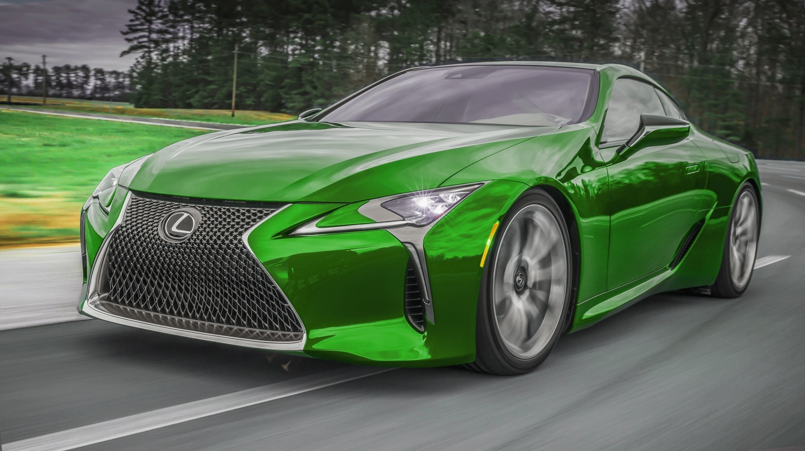 2017 Lexus LC500 COLORS Visualizer + Black Chrome Looks [150 Shades]