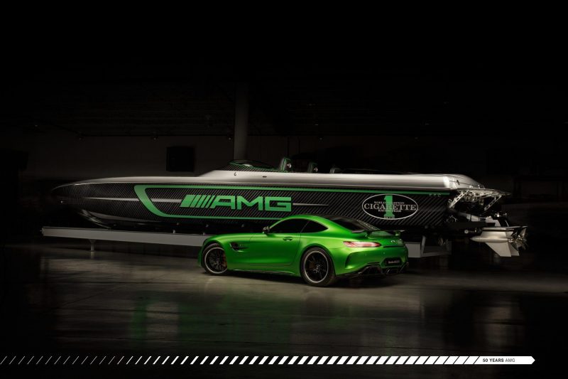 Mercedes-AMG and Cigarette Racing celebrate 10 years of collabor