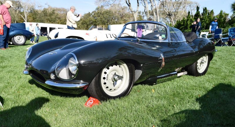 1957 Jaguar XKSS 716 at Amelia Island Concours 19