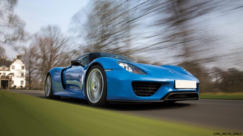 Arrow Blue Porsche 918 Spyder 20