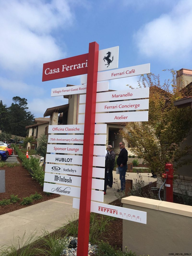 Pebble Beach 2017 - Welcome to CASA FERRARI 1