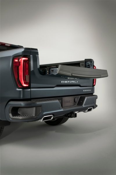 2019 GMC Sierra Denali MultiPro tailgate, inner gate with work s